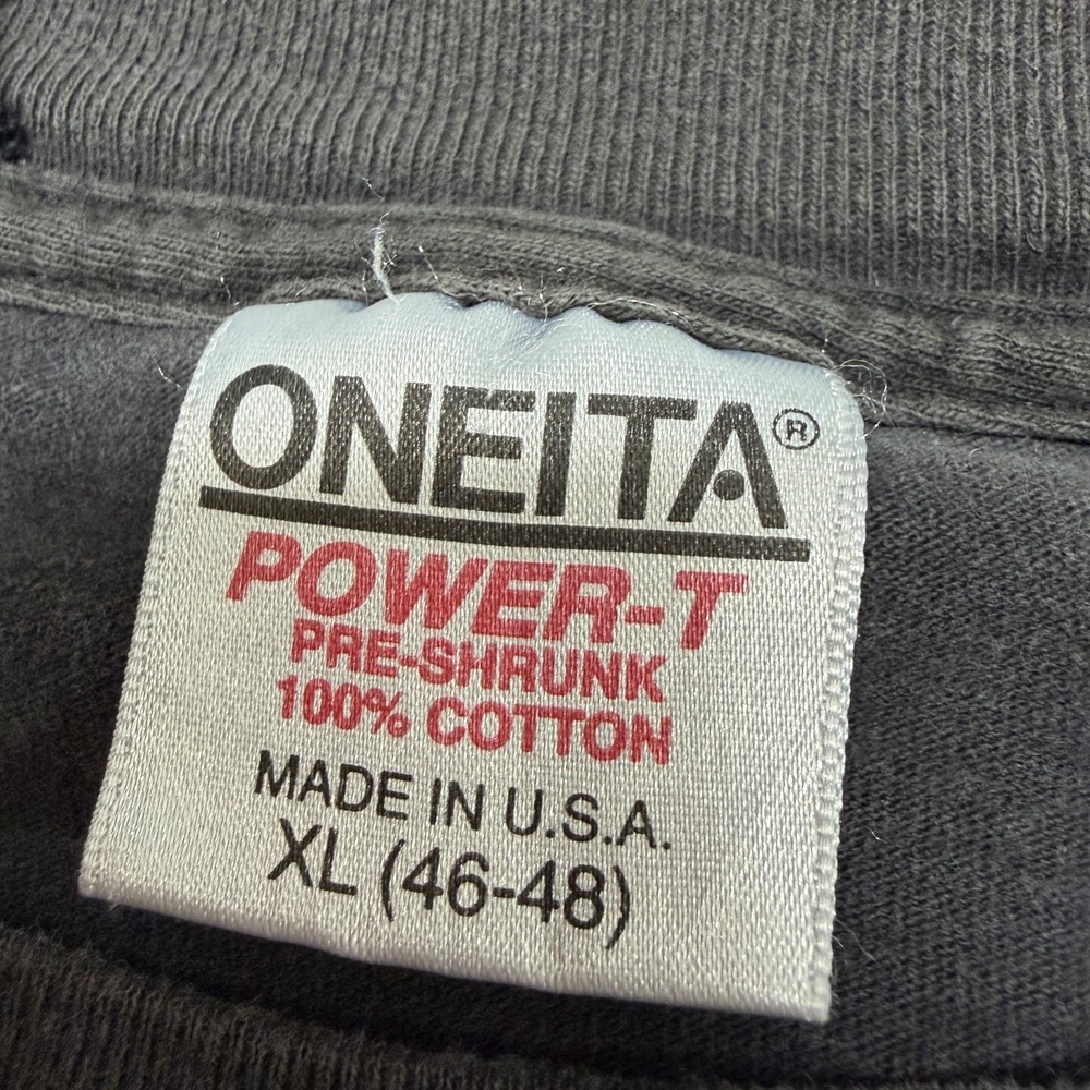 VTG 1993 Stand Out Designs Hidden Eagle Tee XL Black American Eagle Nature - Picture 10 of 16